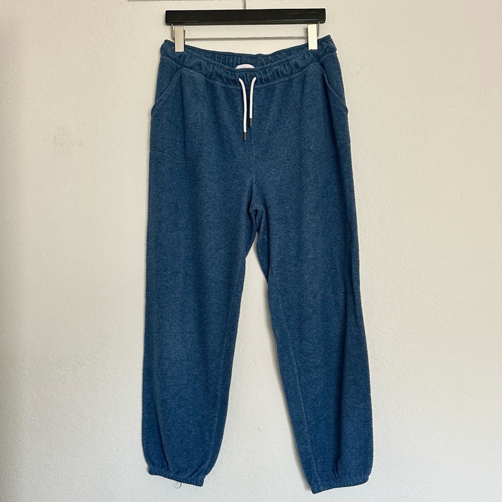 Colsie - Reverse Fleece Joggers in Denim Blue - Picture 4 of 6